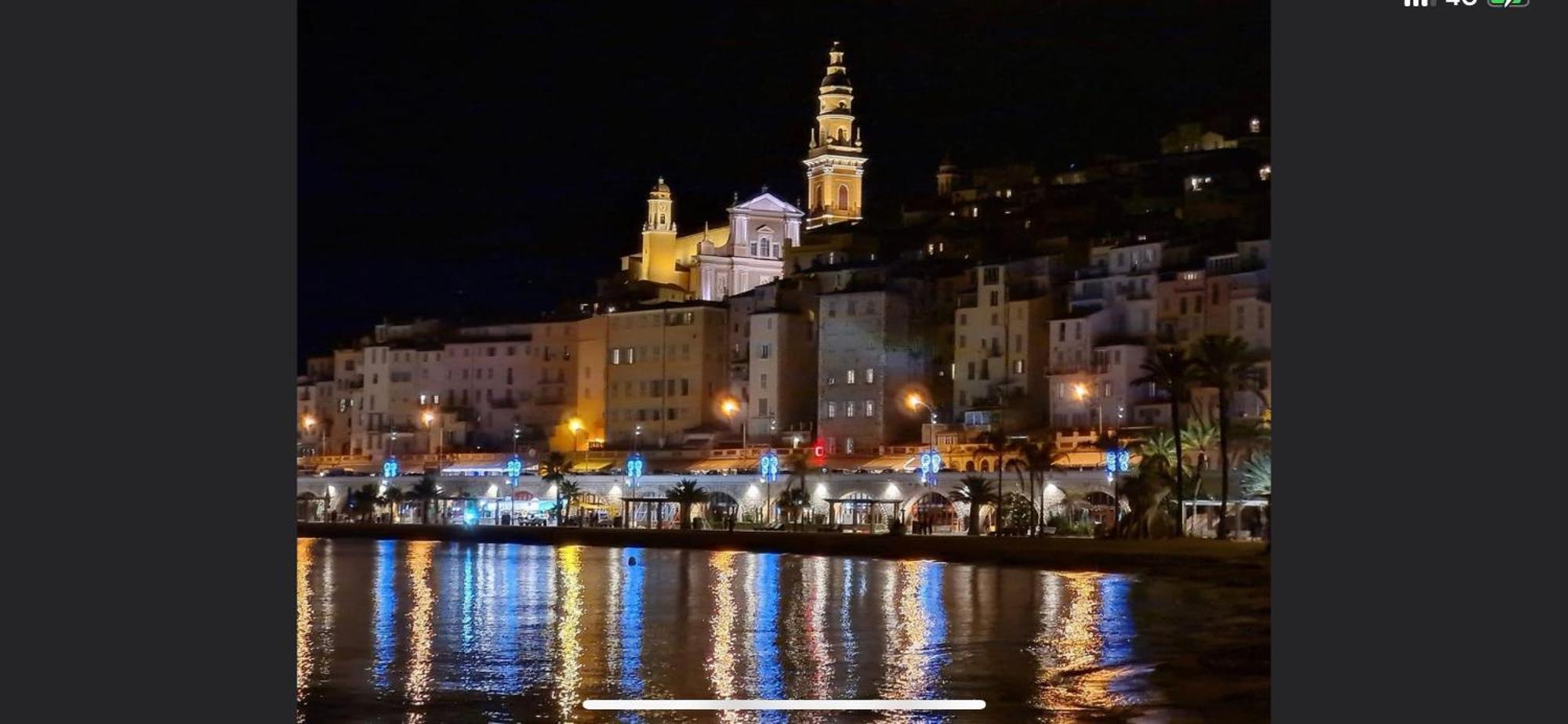Menton Centre Vue Imprenable Sur Mer Et Jardin Bioves Exterior photo