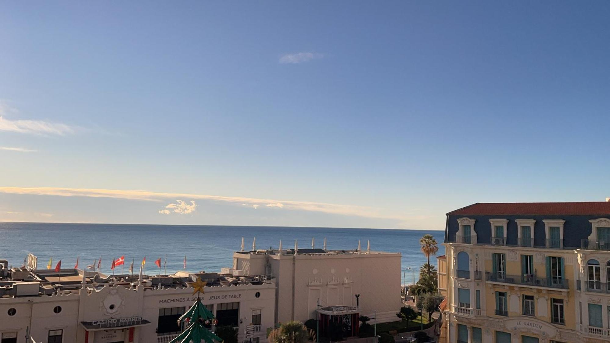 Menton Centre Vue Imprenable Sur Mer Et Jardin Bioves Exterior photo